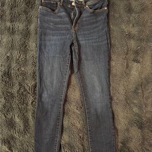 Seven7 Dark Blue Women's Skinny Jeans